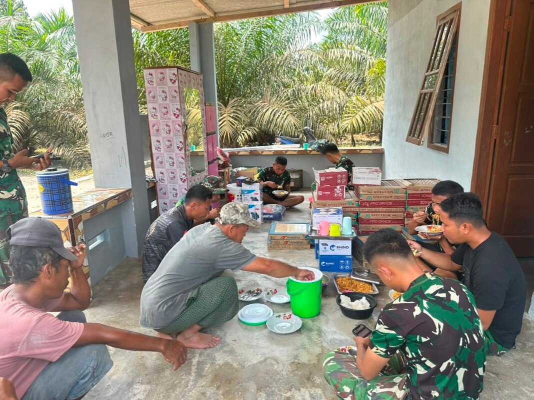 Kehangatan dalam Program RTLH TMMD 129 Kodim Bangka di Deniang