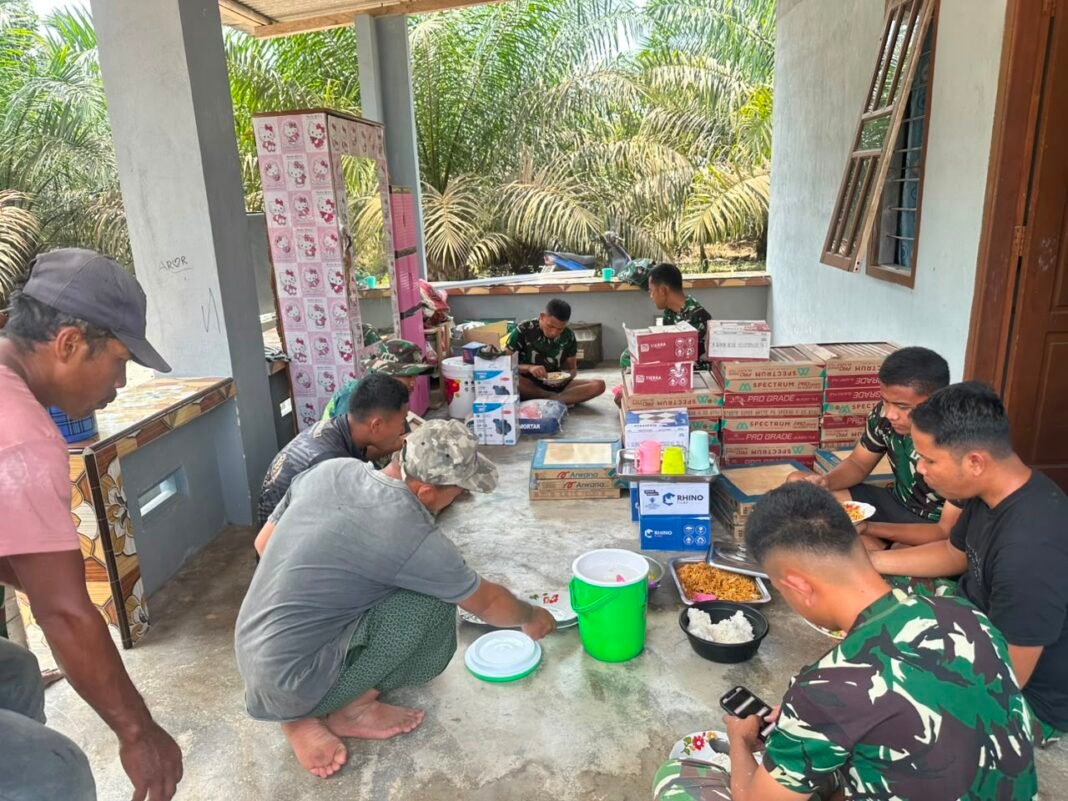 Harmoni Kehidupan Bersama dalam TMMD 129 di Deniang