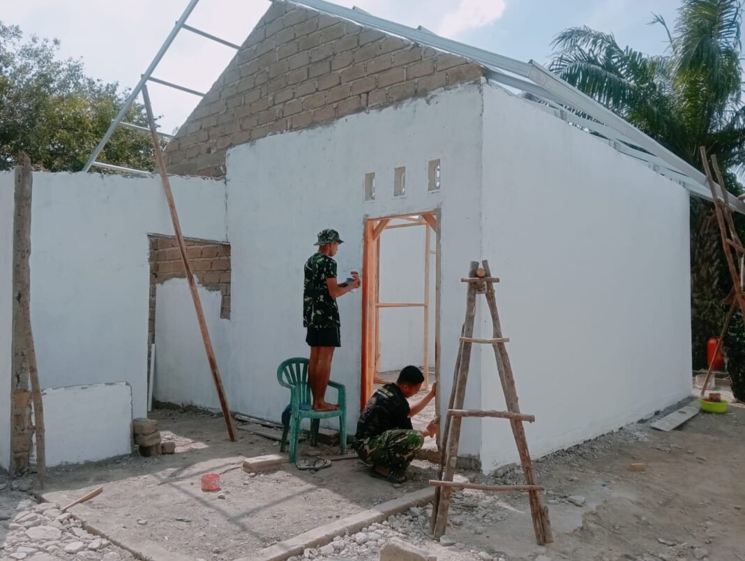 Semangat Baru Dalam Pembangunan Rumah Pak Ardiansyah Melalui TMMD 129