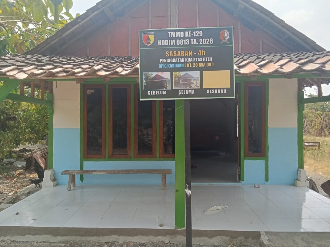 Kolaborasi Satgas TMMD Mempercepat Pembangunan Hunian Layak bagi Warga