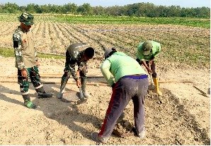 Komitmen TNI dalam Membangun Ekonomi Desa melalui Lapak PKL