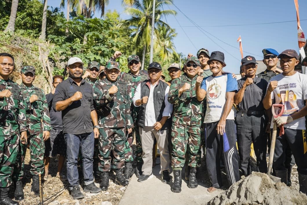 Kunjungan Wairjenad ke TMMD Ke-129 Morowali: Sinergi TNI dan Masyarakat