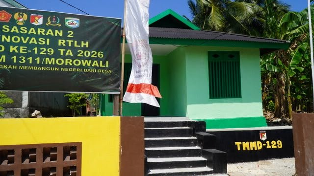 Renovasi RTLH Bapak Hardi di Desa Pulau Dua Selesai Dikerjakan