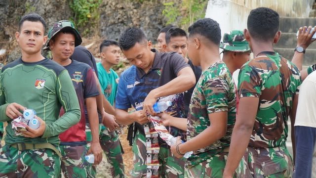 Minuman Nutrisi untuk Dukungan Satgas TMMD Ke-129