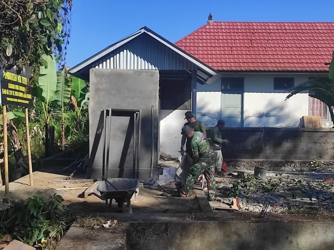 Warga Sekardadi Sambut Baik Progres MCK TMMD Ke-129