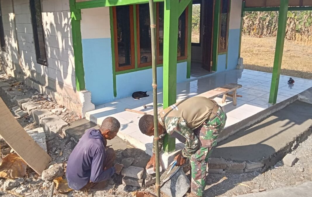 TMMD 129 Bojonegoro: Upaya Membangun Hunian Layak bagi Mbah Kasiman