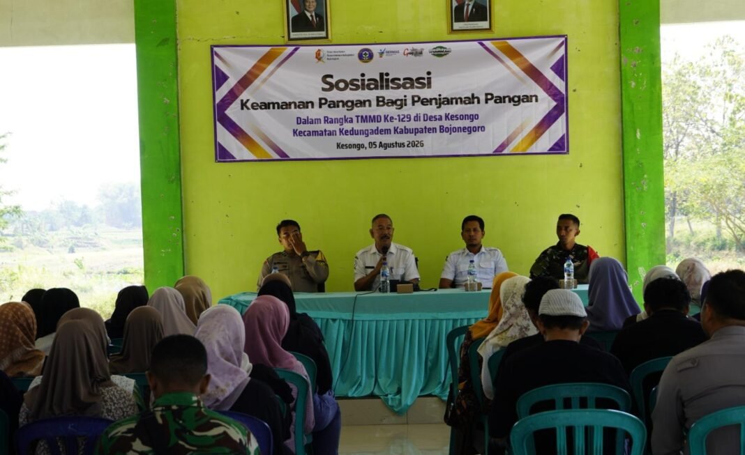 Pentingnya Edukasi Keamanan Pangan untuk UMKM: Sinergi TMMD 129 dengan Dinkes di Desa Kesongo