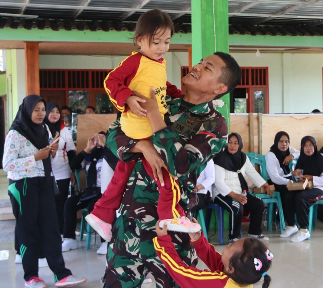 Kisah Inspiratif di TMMD 129: TNI dan Anak-anak Kesongo Bersatu