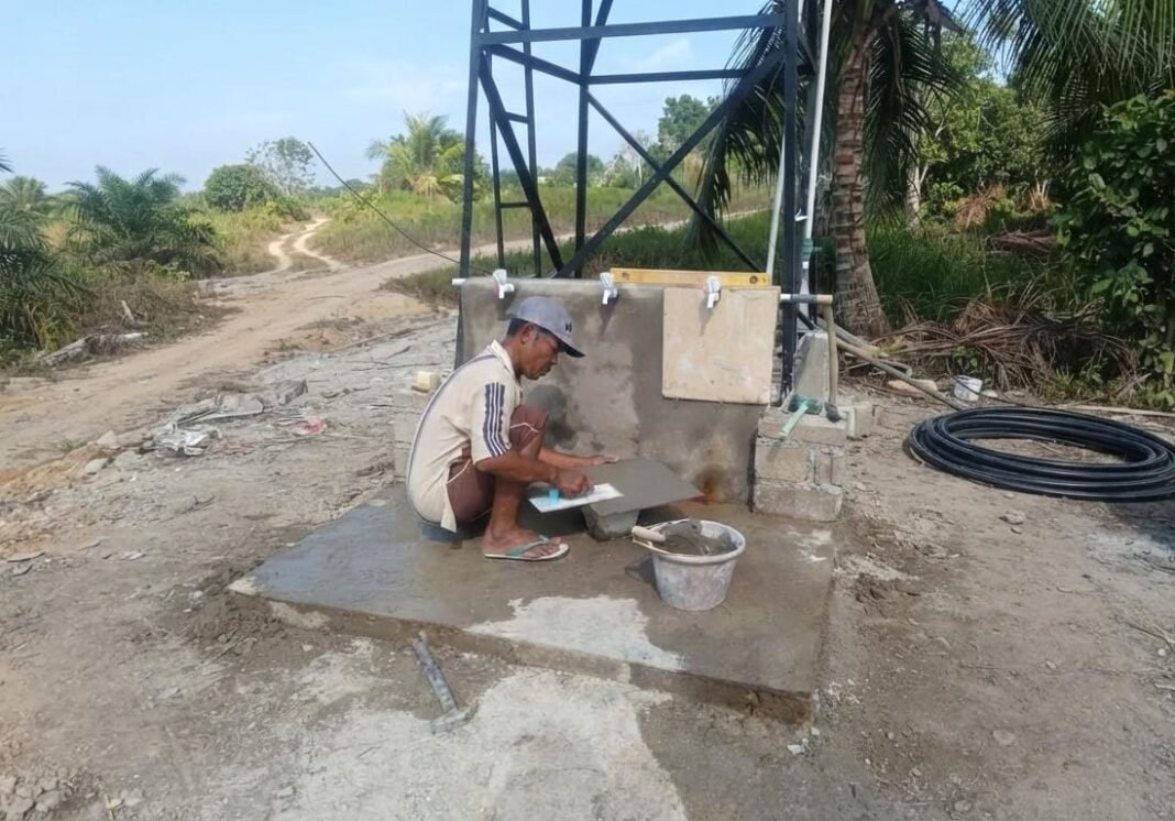 Satgas TMMD 129 Kodim 0413/Bangka Perkuat Akses Air Bersih di Dusun Janang