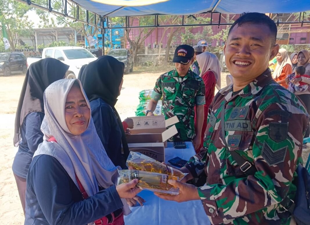 Kesongo Bergembira: Kehangatan di Bazar TMMD 129 Bojonegoro