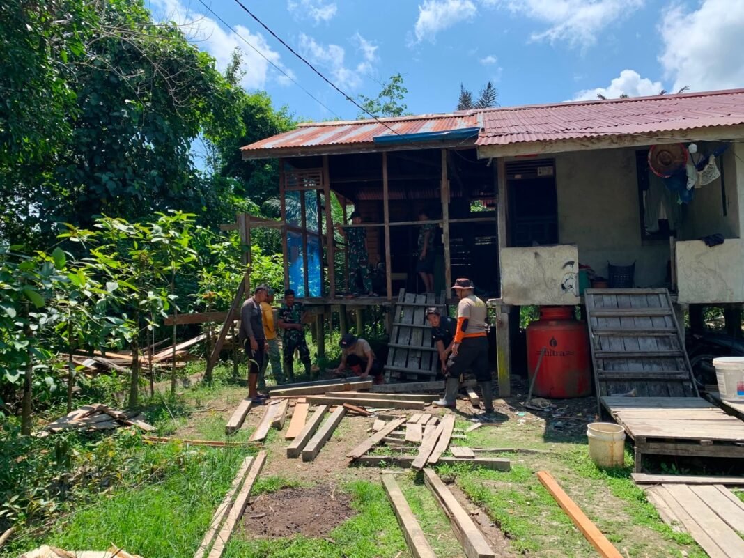 Program TMMD dan Rehabilitasi Rumah Dedi Dores di Kapuas Hulu