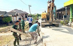 Harapan Baru di Kesongo: Pembangunan Drainase Berkat Kerjasama TNI dan Masyarakat