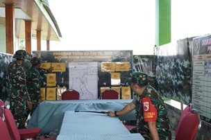 Inspeksi Pusat Kendali TMMD: Danstgas Pastikan Progres Terpenuhi