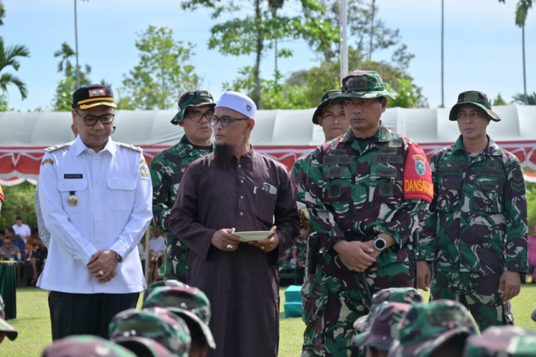 Ritual Peusijuek Sebagai Pembuka Kegiatan TMMD Ke-129 di Pidie