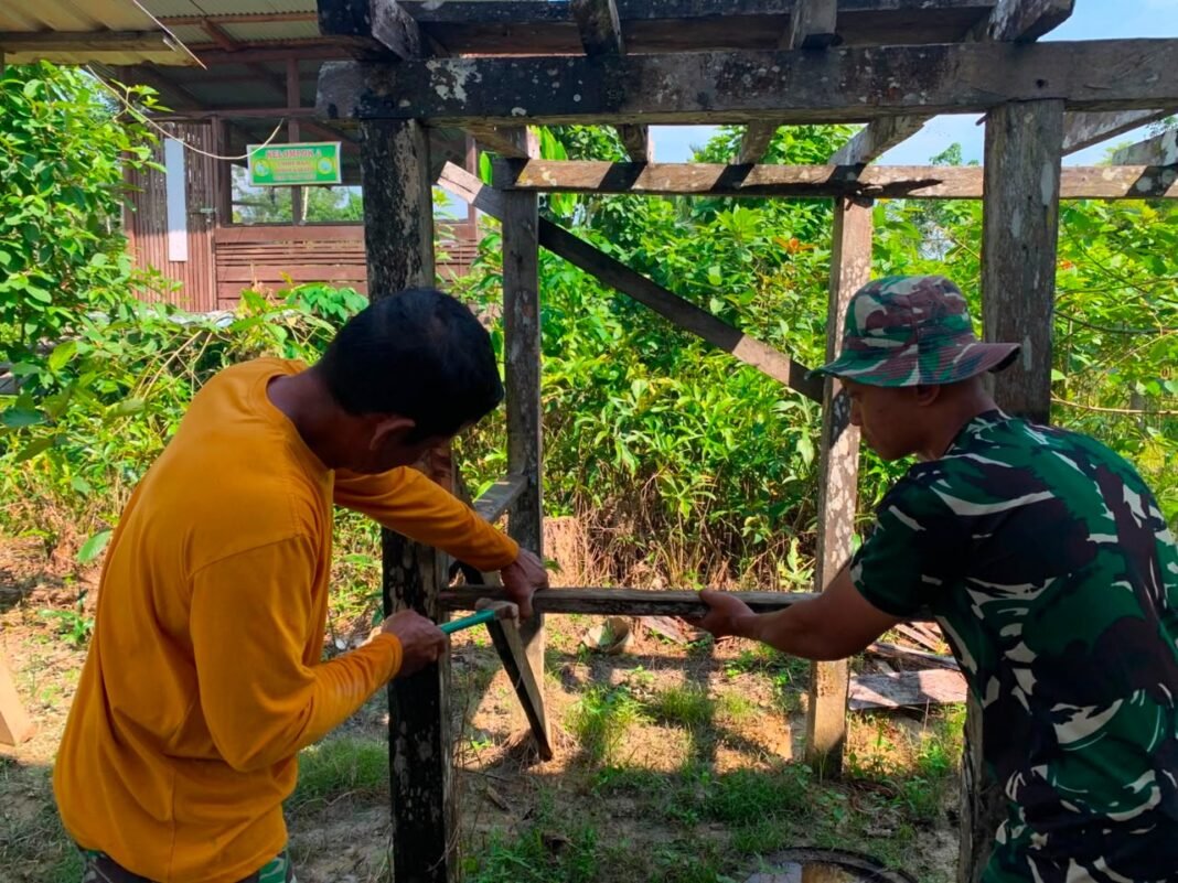 Proyek Sumur Bor untuk Masjid Al-Hidayah oleh Satgas TMMD