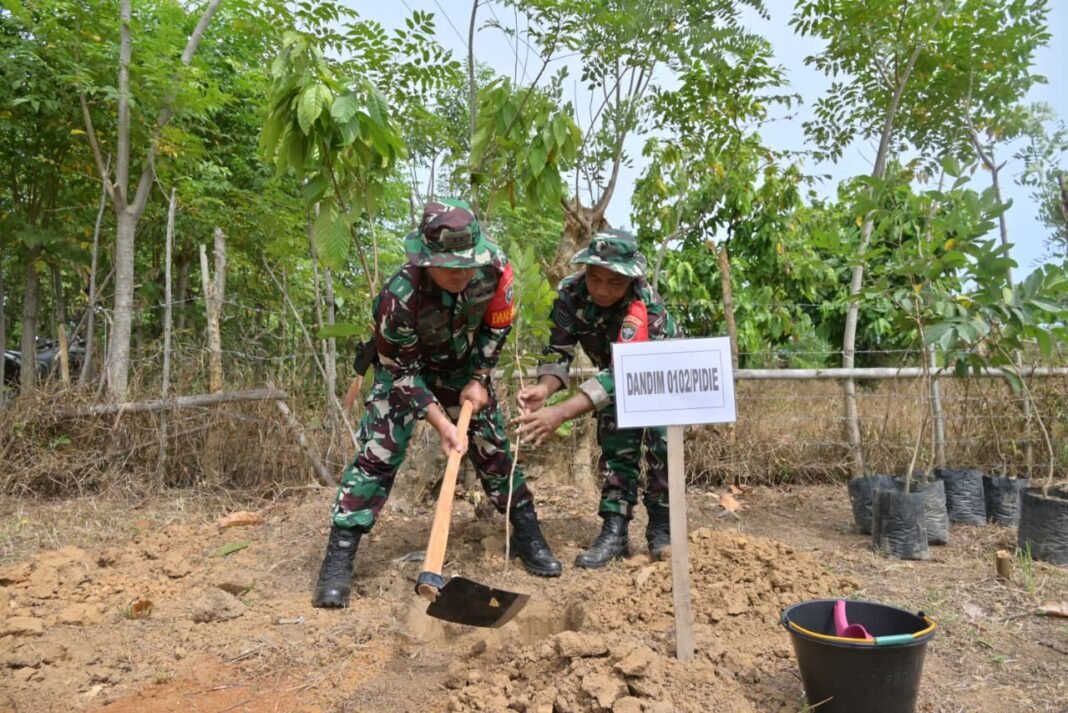 Inisiatif TMMD Ke-129: Penanaman Pohon Buah untuk Kesejahteraan Masyarakat