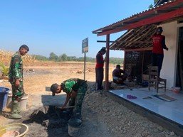 Mewujudkan Hunian Layak di Bojonegoro melalui TMMD 129