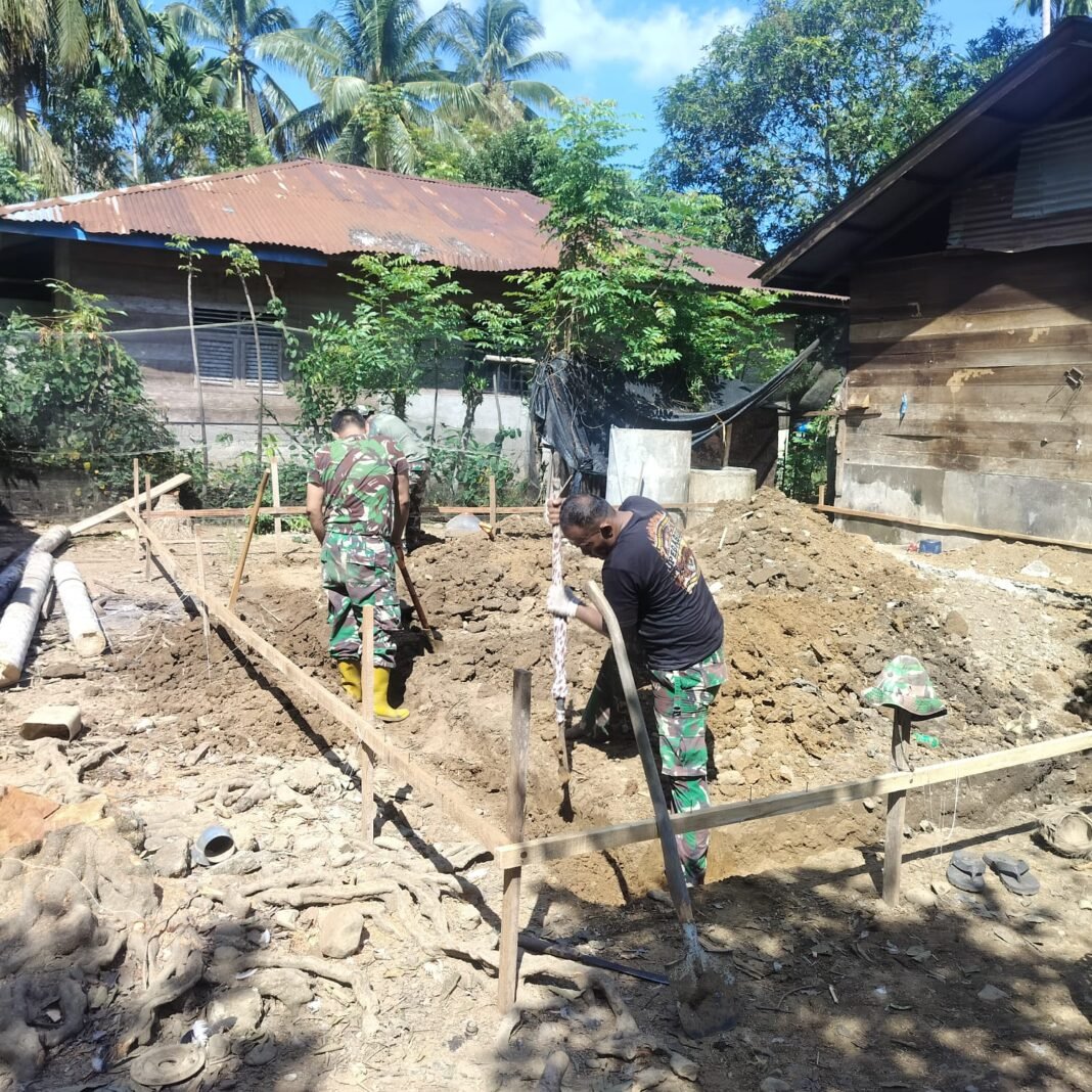Pembangunan Rumah Layak Nyak Ubit melalui Program TMMD