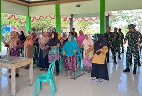 Harmoni Kesehatan: TMMD 129 di Bojonegoro dan Senam Lansia