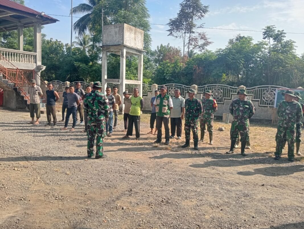 Pembangunan yang Optimal Melalui Apel Pagi Satgas TMMD Ke-129