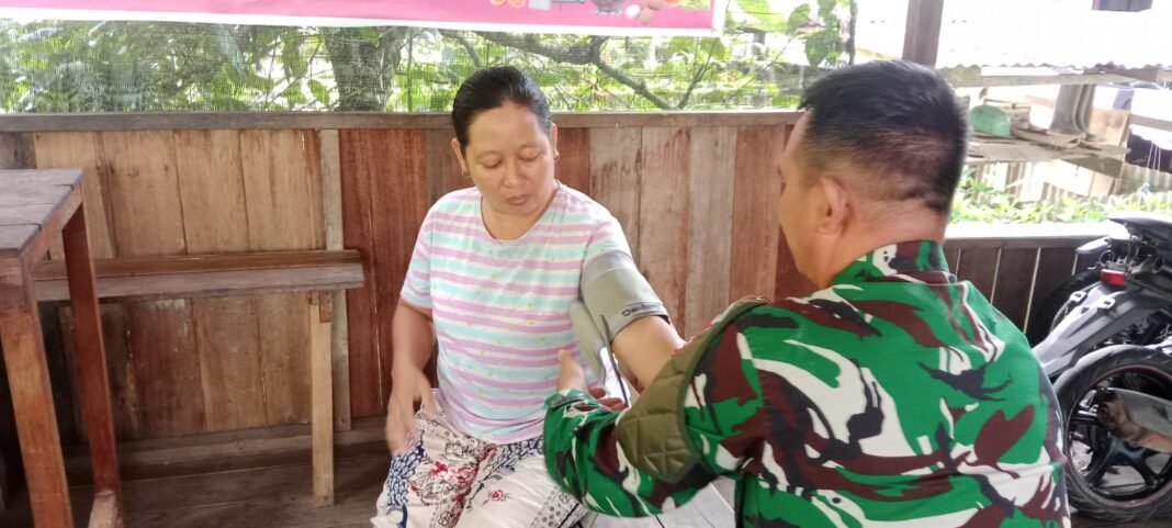 Sinergi Pelayanan Kesehatan dalam TMMD oleh TNI