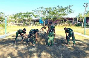 Persatuan Melalui Olahraga: TMMD 129 Bojonegoro Gelar Turnamen Voli