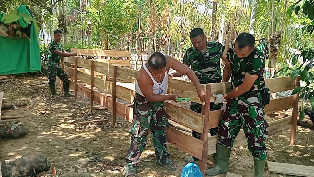 TMMD Ke-129 Kodim 0102/Pidie: Inovasi Kolam Lele untuk Kesejahteraan Masyarakat