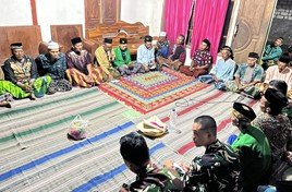 Kehadiran Satgas TMMD 129 dalam Tahlilan: Bukti Kedekatan dengan Masyarakat