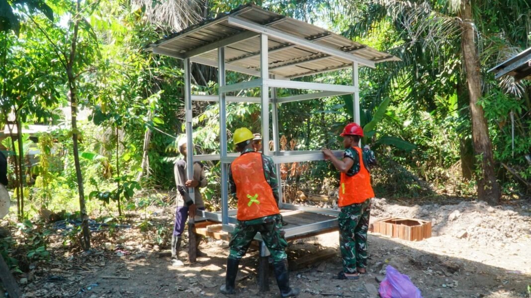 Pembangunan Rumah MCK: Inisiatif TMMD Ke-129 untuk Warga