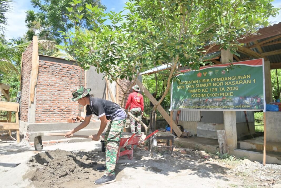 Fasilitas MCK di Dayah Balul Ula Al-Munawarah Menuju Penyelesaian Konstruksi
