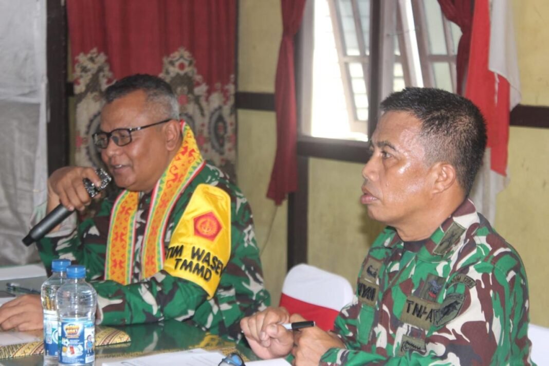 Apresiasi Kinerja TMMD 129 oleh Tim Wasev