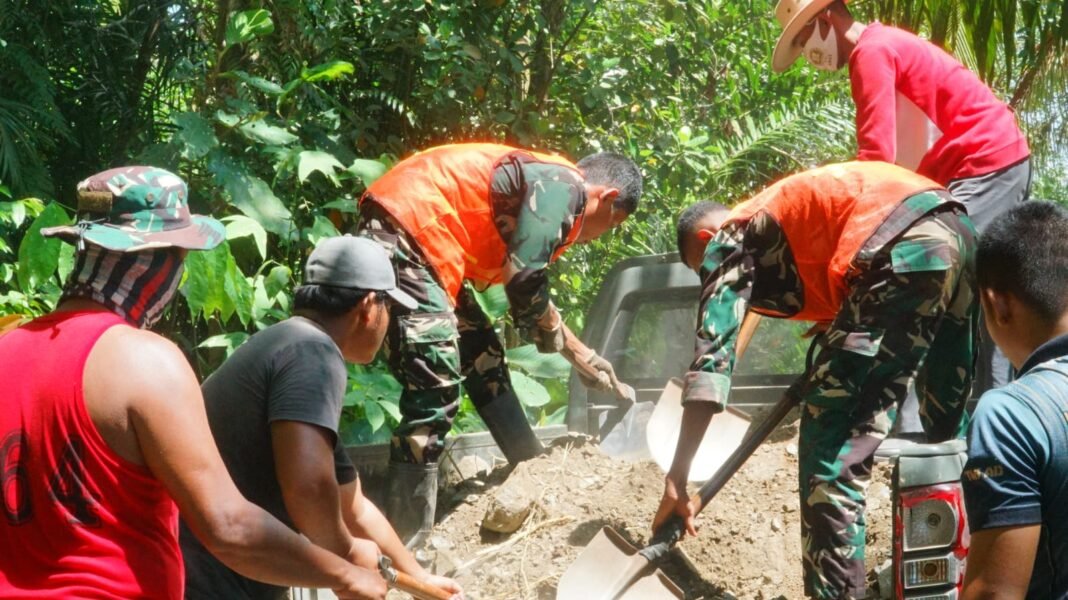 TMMD Perkuat Infrastruktur Jalan di Desa Bandaraya