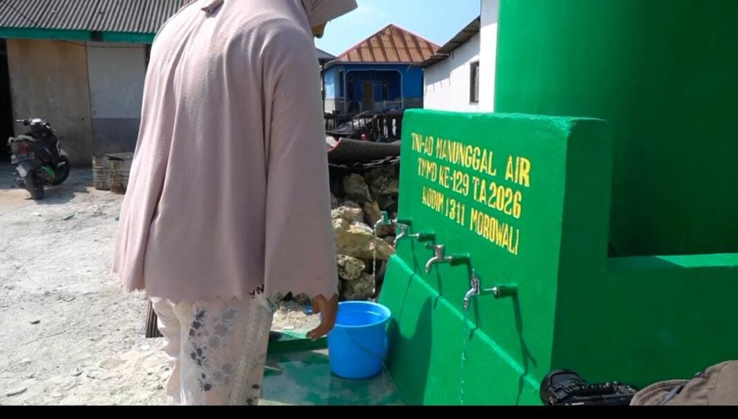 Air Bersih untuk Desa Umbele Lama Melalui Program TMMD
