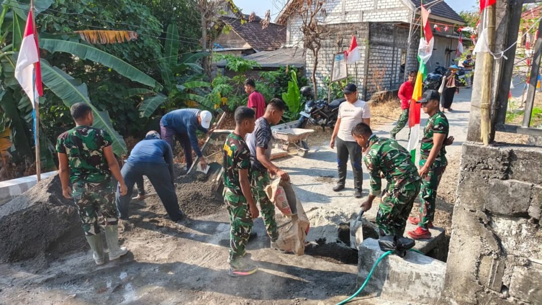 Kondisi Desa Tlemang Meningkat Berkat Kerja Bersama TMMD 129