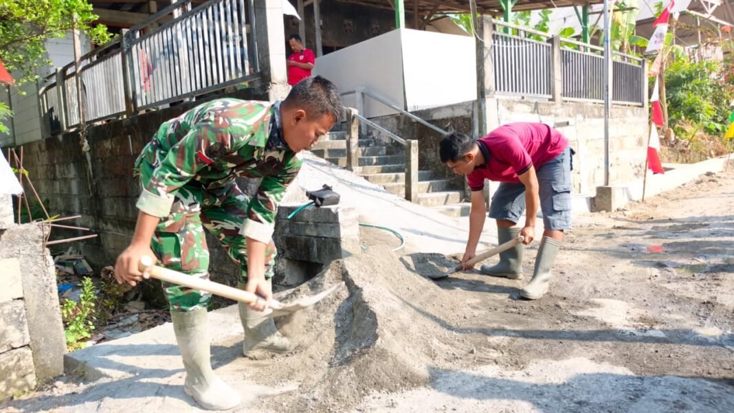 Peningkatan Kualitas Mushola Desa Tlemang Melalui Kerja Sama Satgas TMMD dan Masyarakat