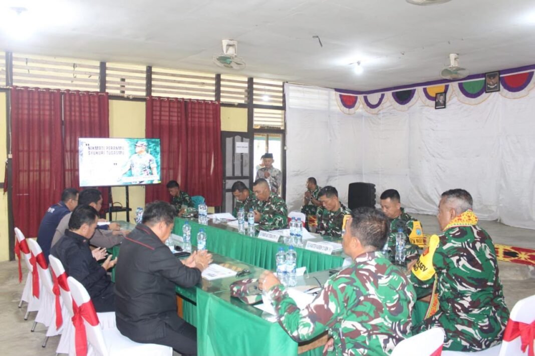Evaluasi TMMD Regtas Ke-129 oleh Tim Wasev TNI