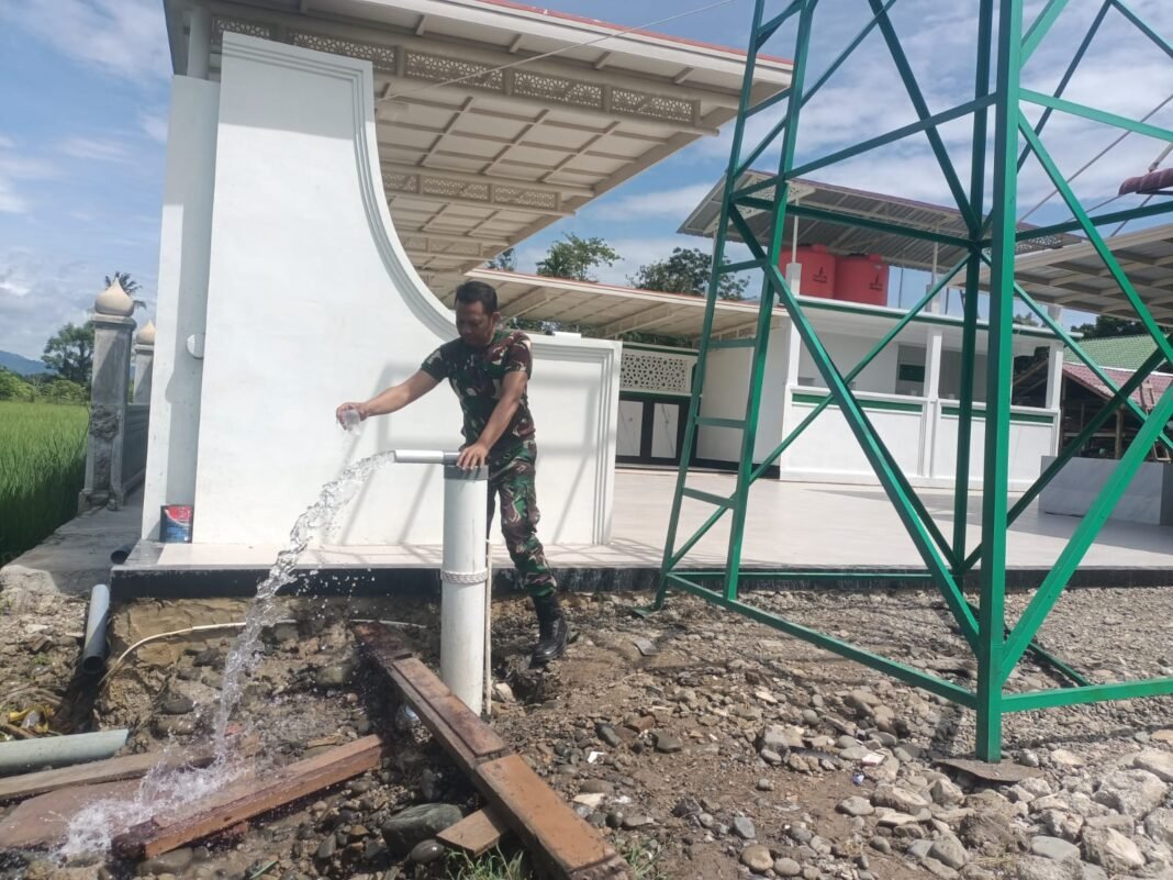Membangun Kehidupan Baru Melalui Sumur Bor TMMD di Pidie