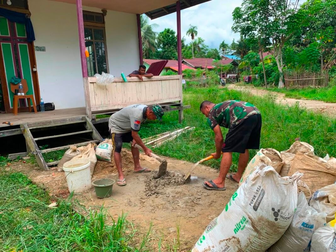TMMD Ke-129: Membangun Keterampilan Anggota Satgas