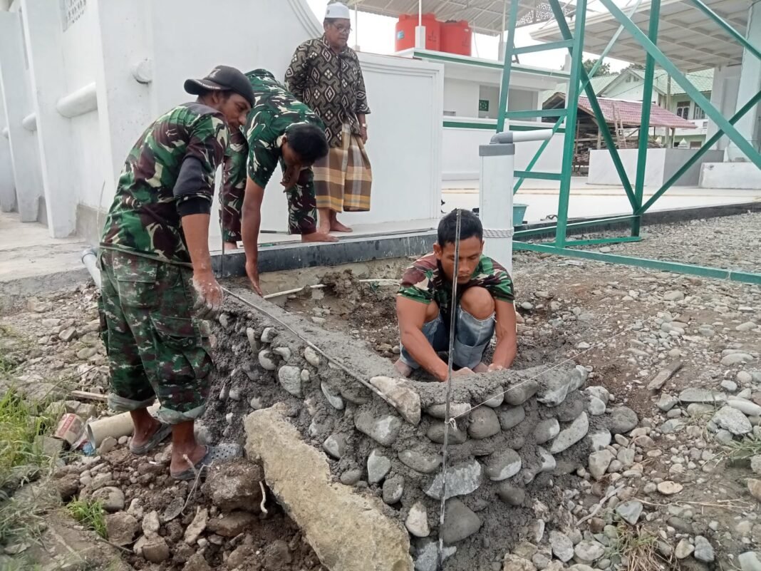 TMMD Ke-129: Mewujudkan Fasilitas Air Bersih di Masjid Al Furqan