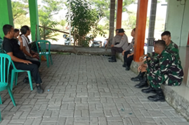 Tingkatkan Kebersamaan, Satgas TMMD 129 Bojonegoro Gelar Pertemuan Akrab dengan Pemdes Kesongo