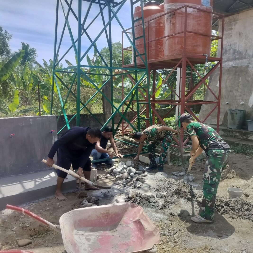 TMMD Ke-129 Kodim 0102/Pidie: Upaya Membangun Infrastruktur Air Bersih