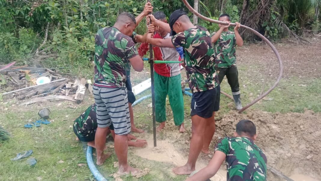 TMMD PERCEPAT SUMUR BOR UNTUK ATASI KRISIS AIR BERSIH