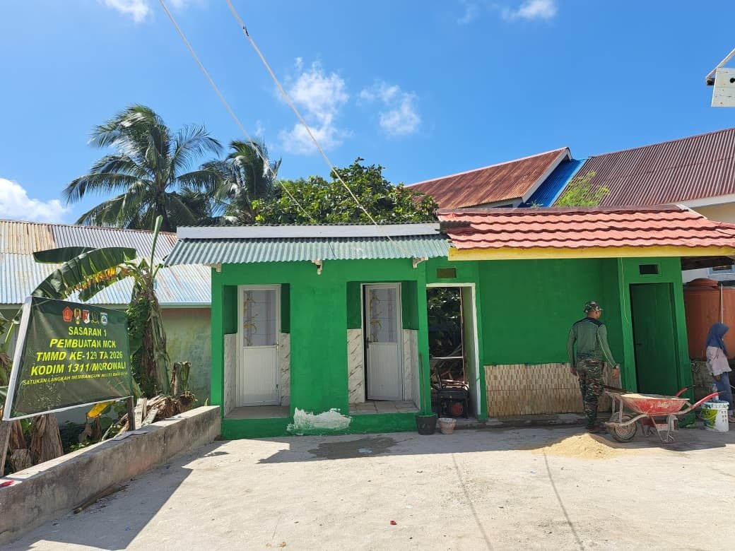 Kemajuan Proyek MCK di Masjid Desa Umbele Menuju Finishing
