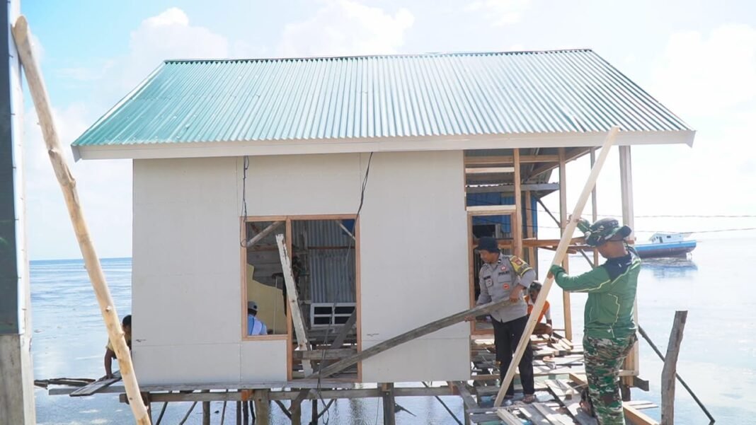 Proyek Renovasi RTLH Ibu Samsiah Capai Pemasangan Dinding dan Lantai