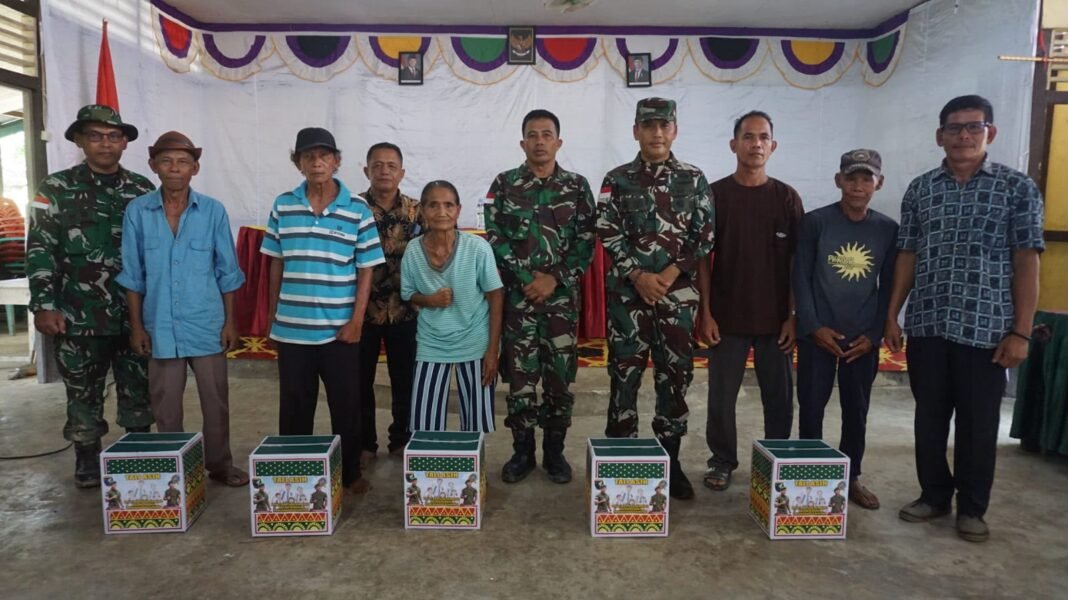 Tali Asih Danrem 121/Abw Sebagai Cermin Kepedulian TNI di TMMD Ke-129
