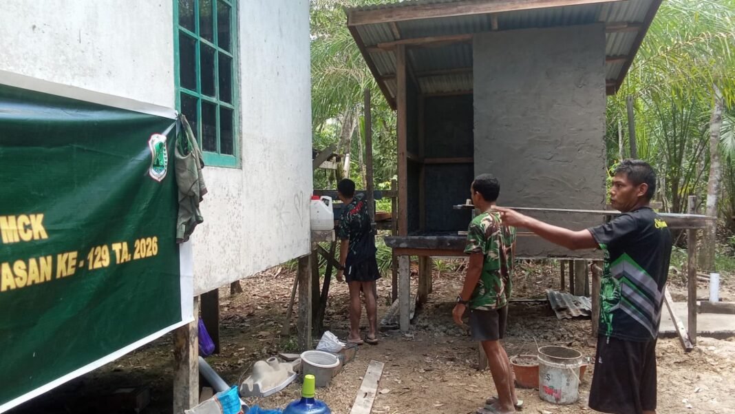 Tahap Plester MCK Gereja Santo Fransiskus Xaverius, Proyek TMMD Ke-129