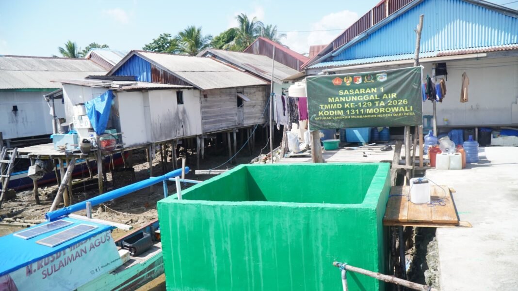 Program Air Bersih di Umbele Sukses, Warga Syukuri Keberadaan Fasilitas Baru