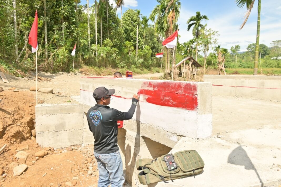 Semangat Kemerdekaan di Balik Jembatan Box Culvert Desa Lhok Panah