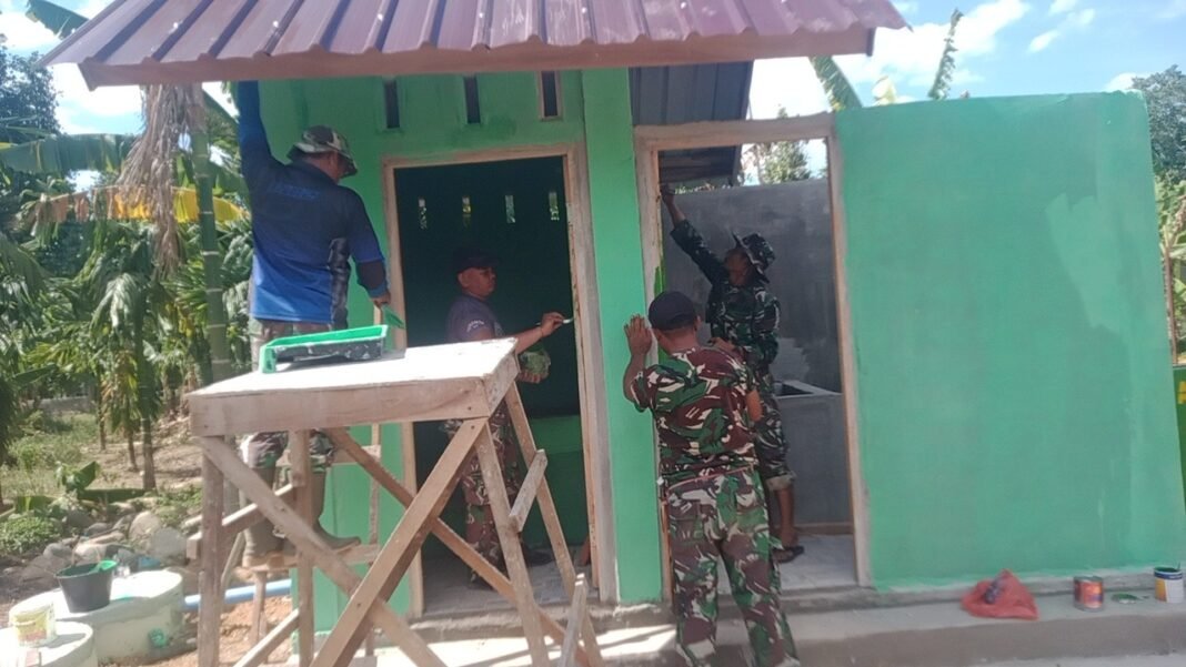 MCK TPU di Desa Lhok Panah: Inisiatif Satgas TMMD untuk Warga