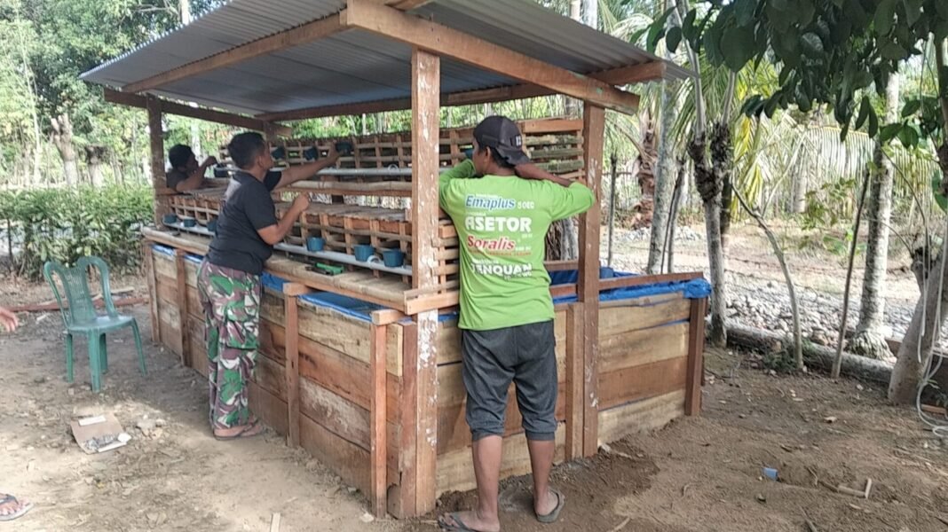 TMMD ke-129: Inisiatif Membantu Keluarga di Pidie